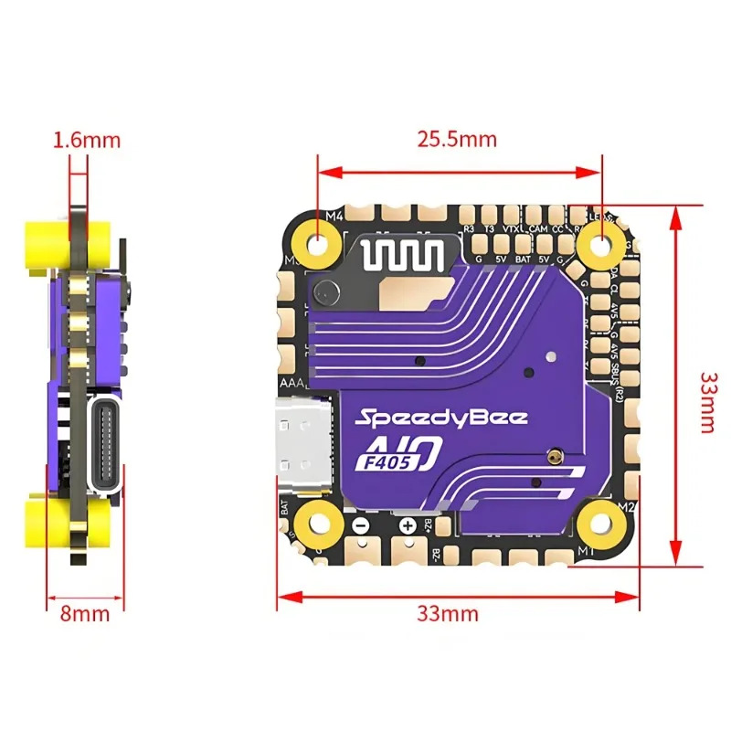 SpeedyBee F405 AIO 비행 컨트롤러 40A - Drone Flight Controller 리뷰 및 가격